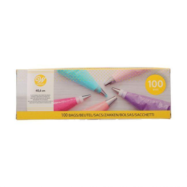 100 Poches à Douille Wilton - 40cm