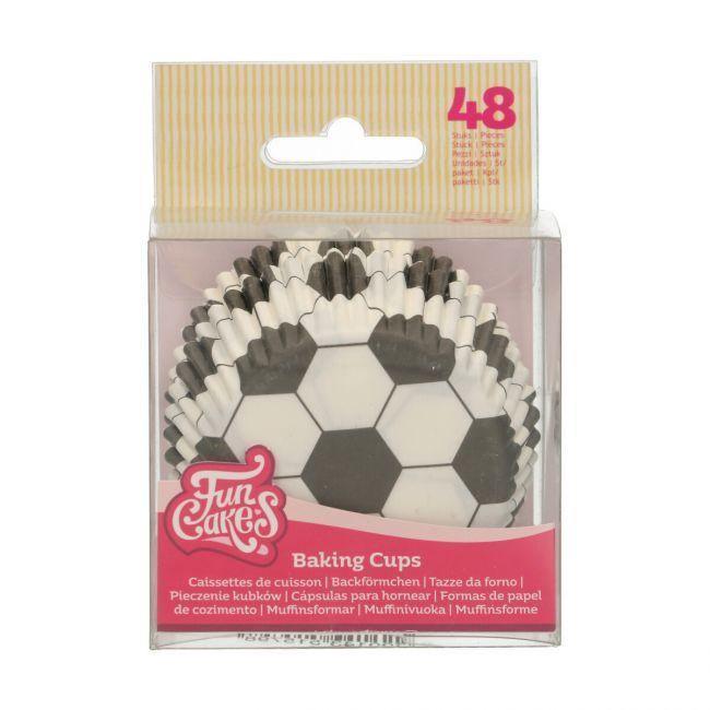 48 Caissettes à Cupcake Football