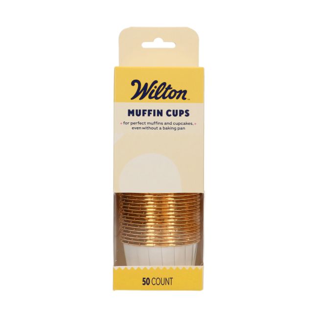 50 Muffin Cups - Blanc