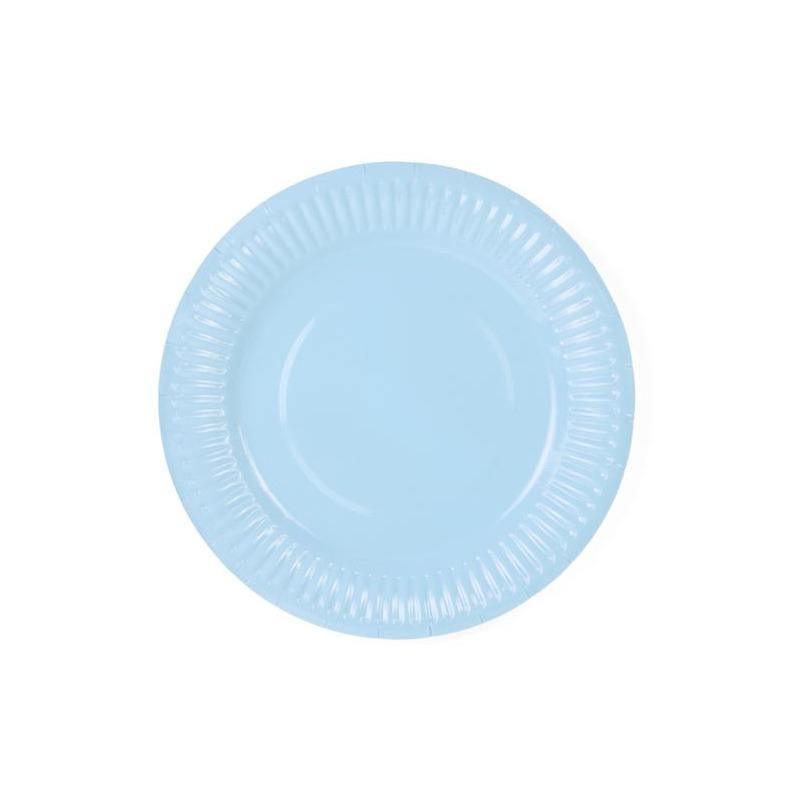 6 Assiettes Bleues