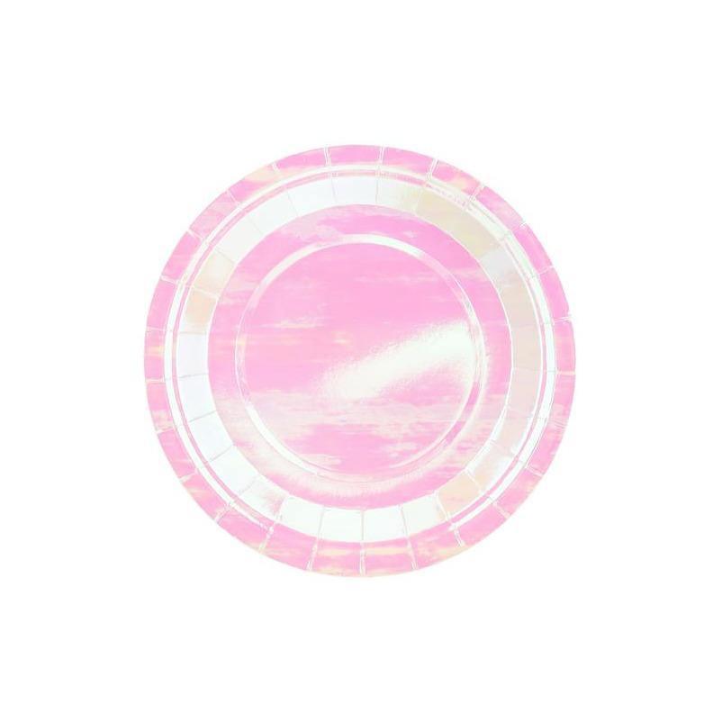 6 Assiettes Iridescentes