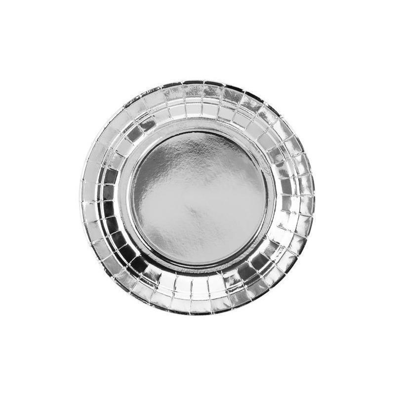 6 Silberteller 18cm - Patissland