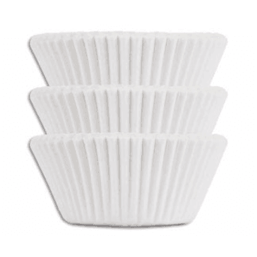 60 Mini Caissettes à Cupcakes Blanches