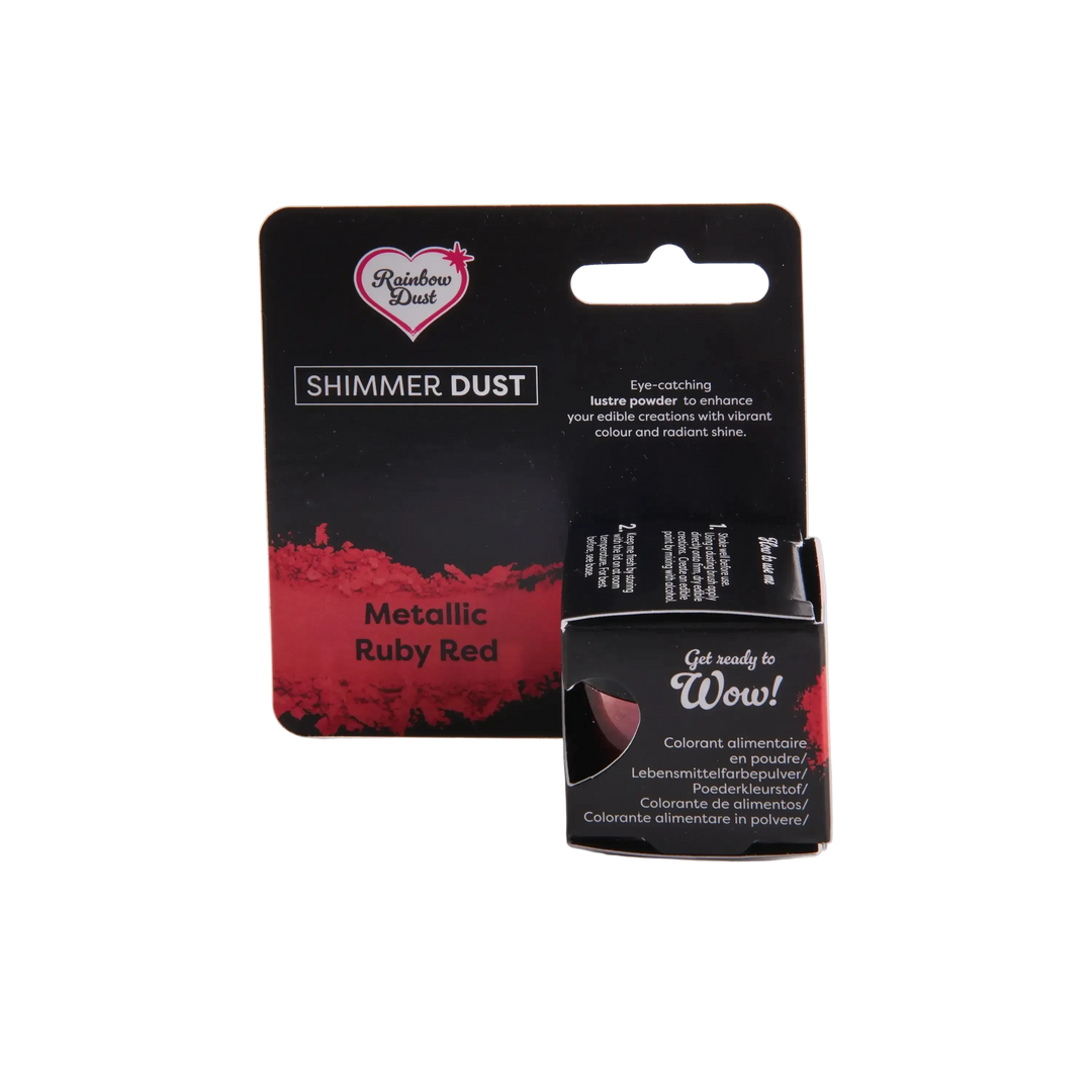 Colorant en Poudre - Shimmer Dust Ruby Red