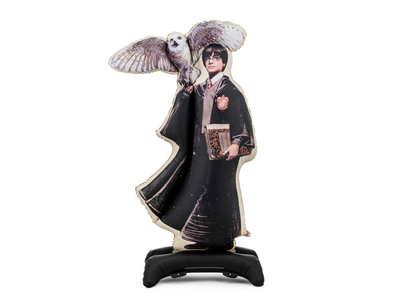 Ballon Aluminium sur Pied Harry Potter Hedwige - 90 x 145 cm