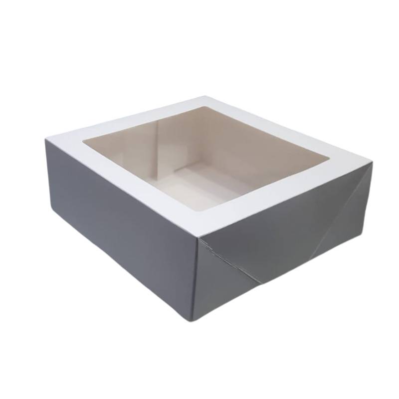 Boîte à Gâteau avec Fenêtre – 35 × 35 × 9,5 cm