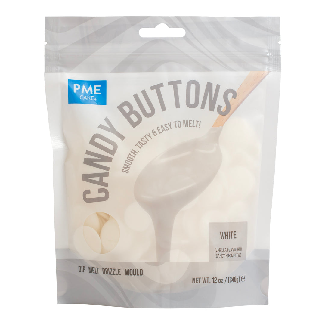 Candy Buttons - Melts Blanc Vanille 340g
