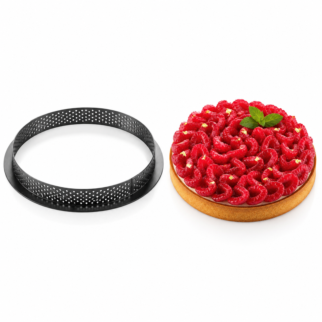 Cercle à Tarte Micro-Perforé Diamètre 210 mm - Silikomart