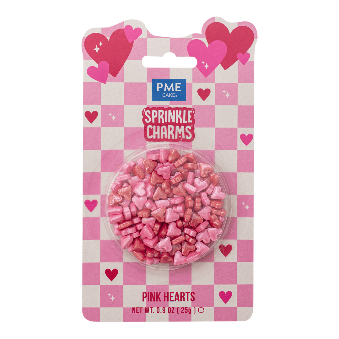 Coeurs Rose en sucre - 25g