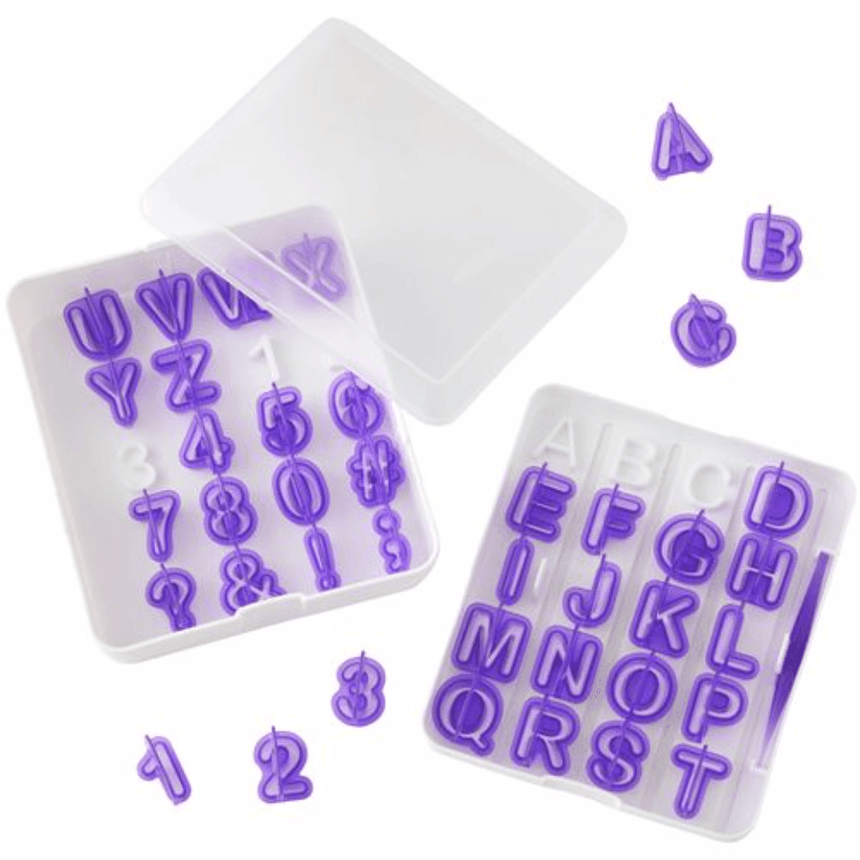 Coffret 40 Lettres et Chiffres - Wilton
