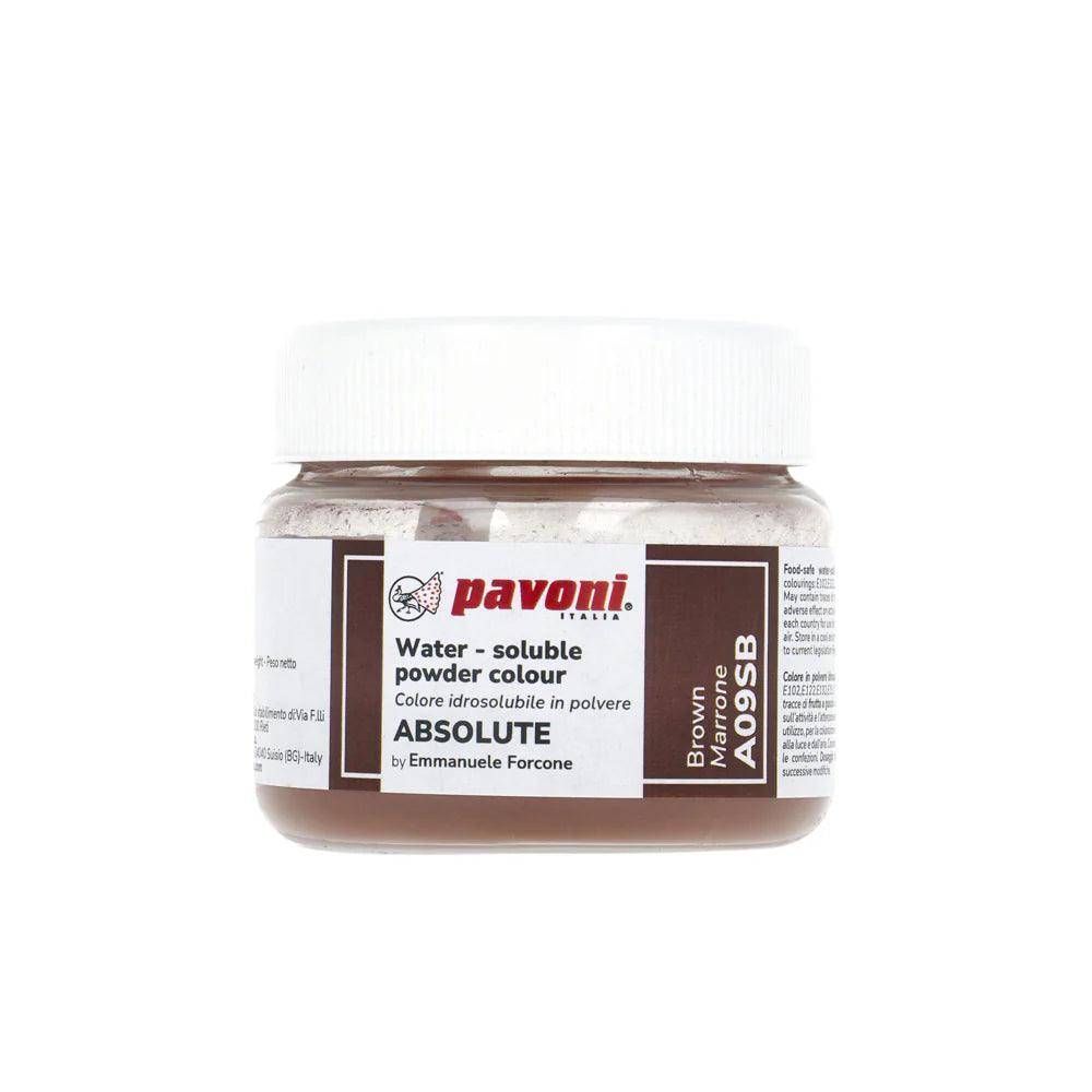 Colorant en Poudre Hydrosoluble Marron 50g