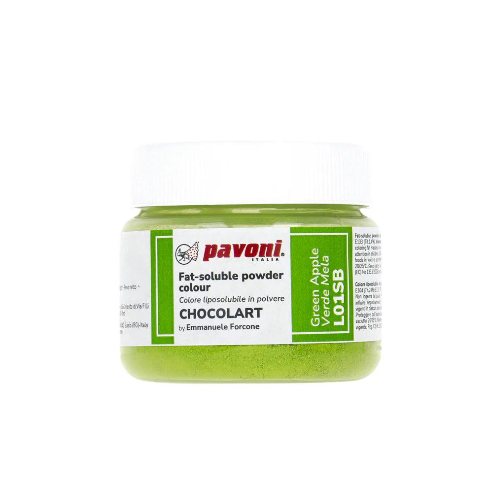Colorant en Poudre Liposoluble Vert Pomme 40g