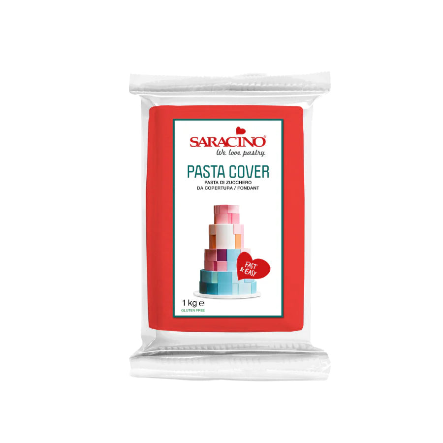 Cover Paste – Pâte à Sucre Rouge 1 kg