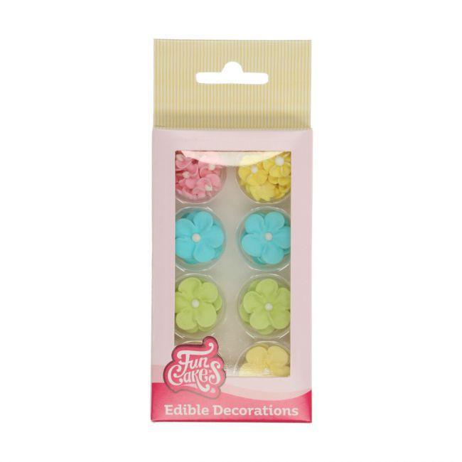 Décors en sucre - Mix de Fleurs Pastel