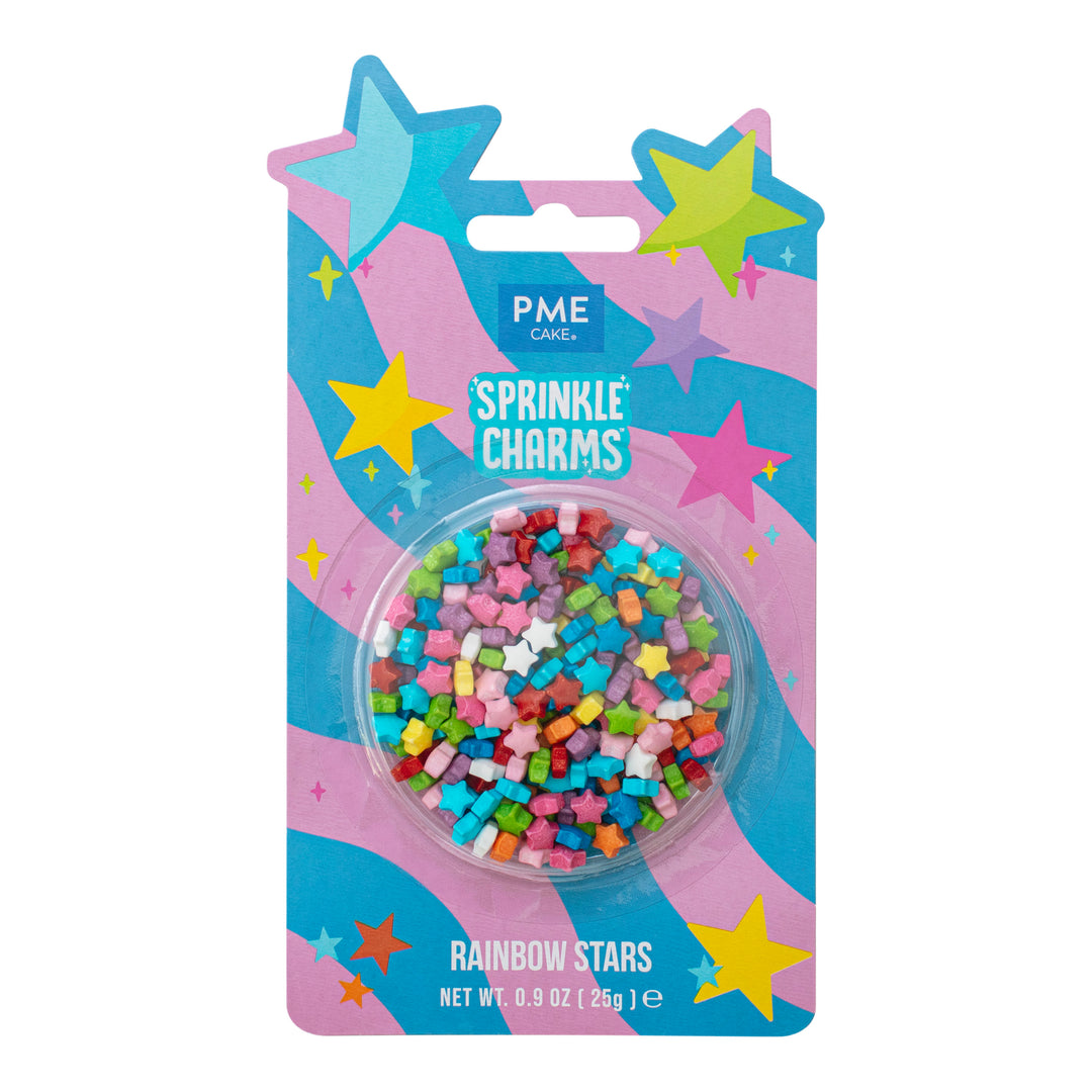 Étoiles Arc en Ciel en sucre - 25g