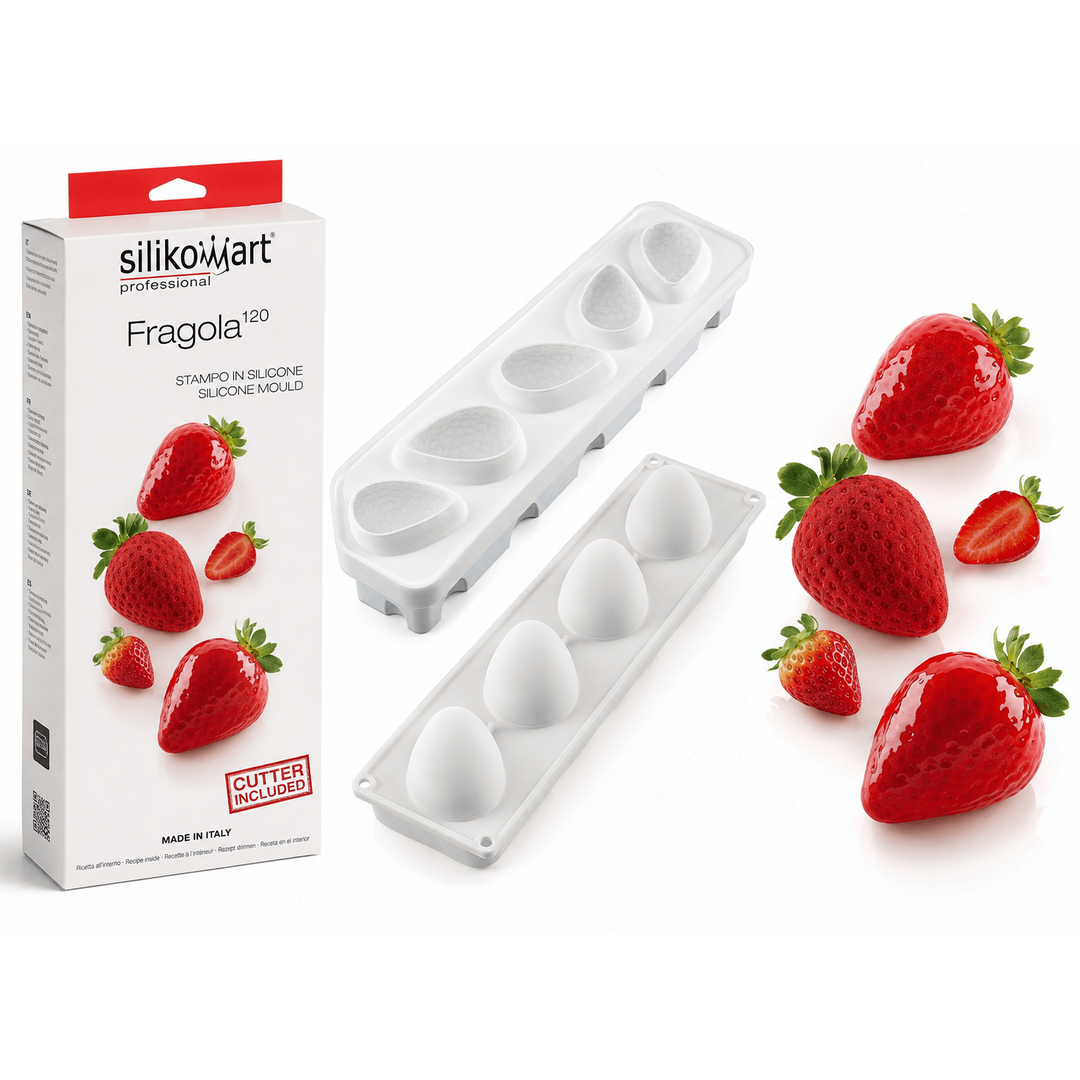 Moule Trompe l'oeil fraise 120ml - Fragola 120