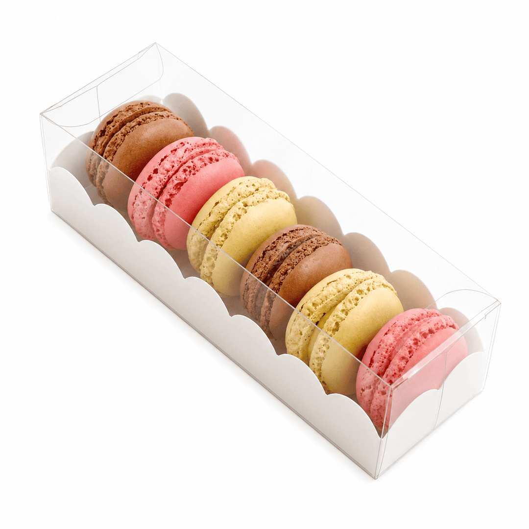 Boîte à Macarons Blanche - 6 Macarons (Lot de 2) - Simply Making