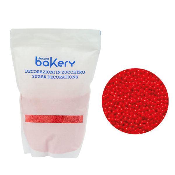 Mini-Murmeln – Rot – 1 kg – DECORA