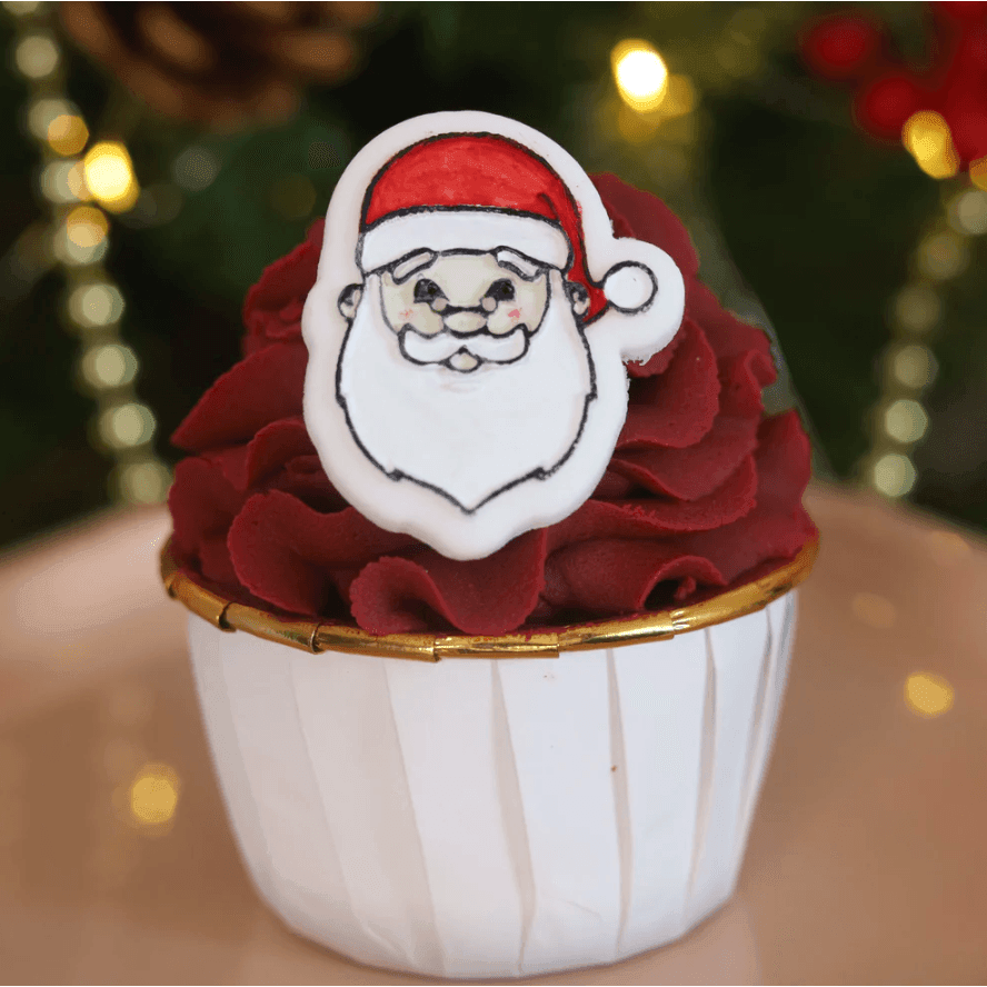 Mini Stamp N Cut - Santa Claus Face