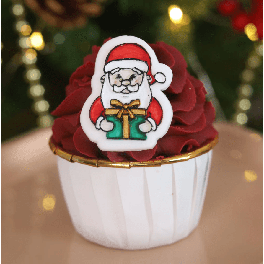 Mini Stamp N Cut - Santa Gift Box