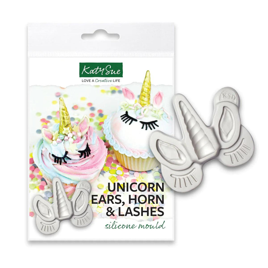 Moule Katy Sue - Oreilles, Corne et Cils de Licorne