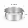 Moule rond PME Ø 22,5 cm hauteur 10 cm