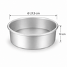 Moule rond PME Ø 27,5 cm hauteur 10 cm
