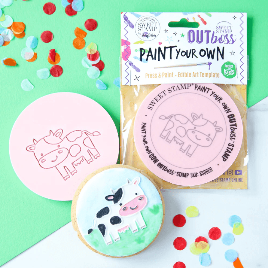 Outboss Paint your Own – Kuh – SÜßER STEMPEL