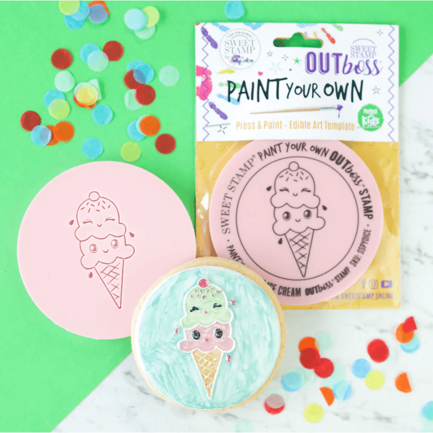 Outboss Paint your Own – Eiscreme – SÜßER STEMPEL