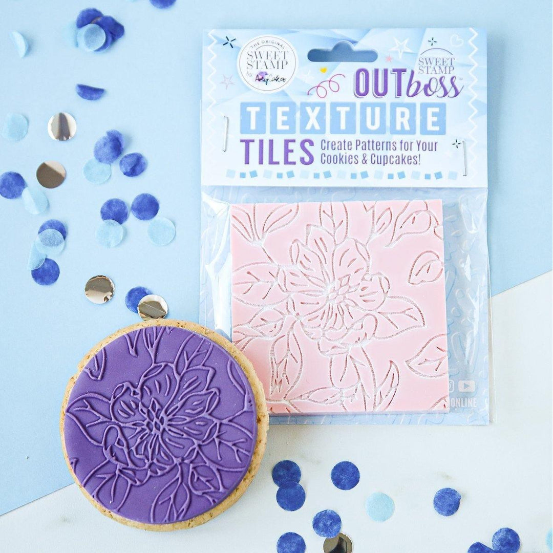 Süßer Stempel – OUTboss Texture Tiles – Floral – Patissland