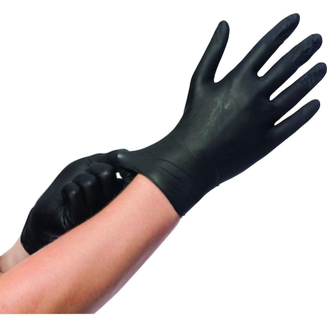 P/100 Gants en Nitril Noir