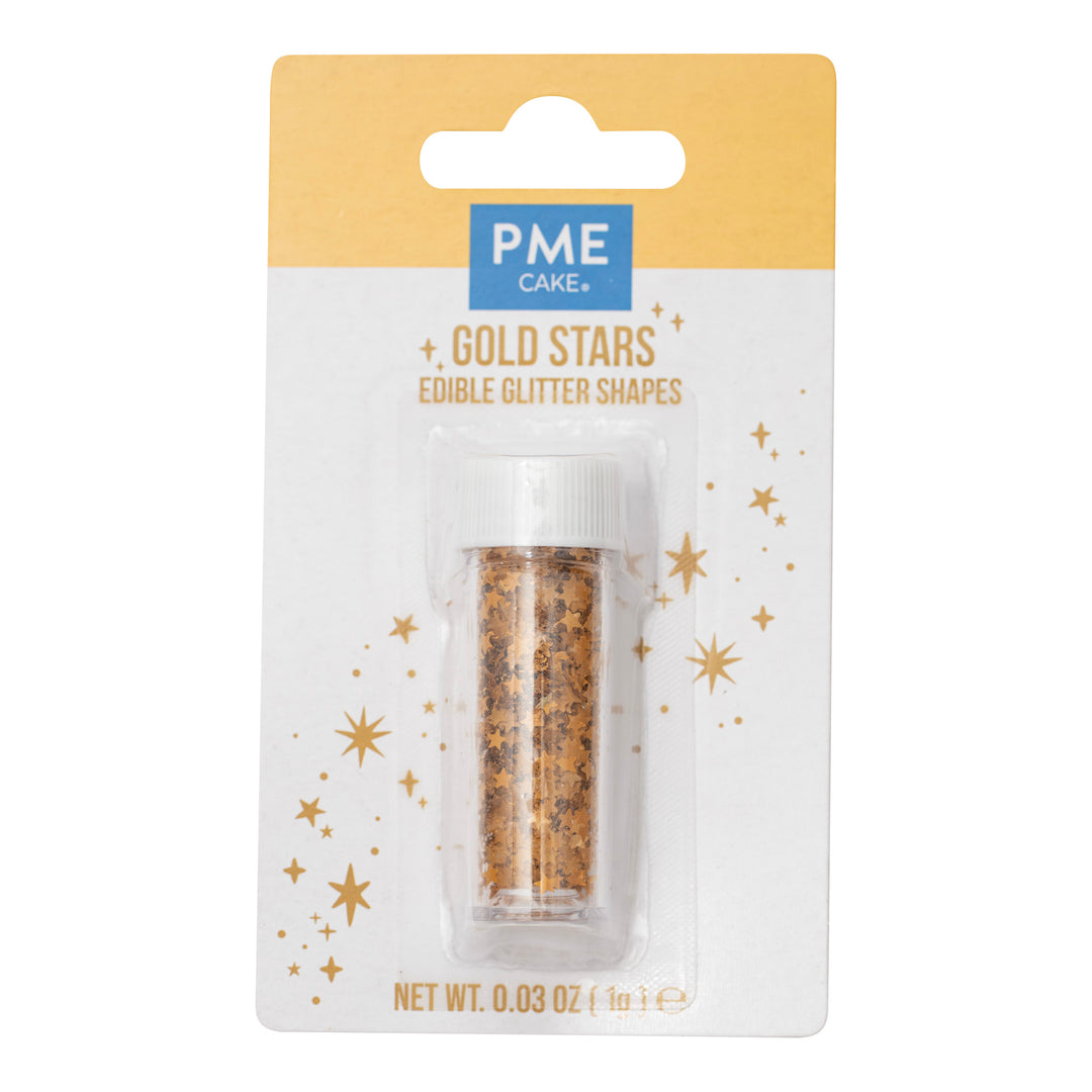Paillettes Comestibles - Étoiles Dorées