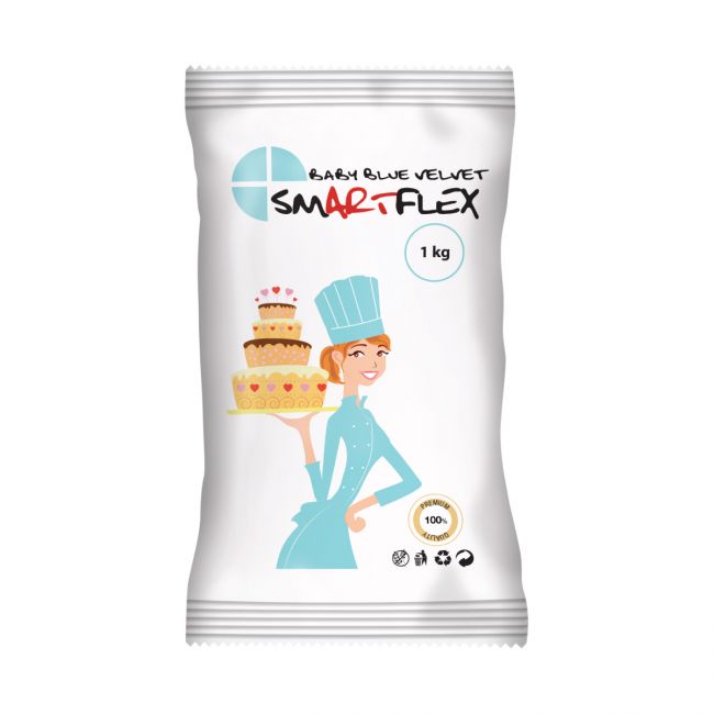 Pâte à Sucre - Baby Blue 1kg