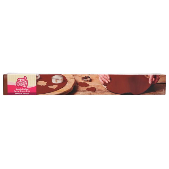 Pâte à Sucre Étalée - Maroon Brown