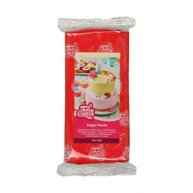 Pâte à sucre - Fire Red 1kg