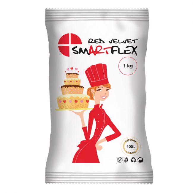 Pâte à Sucre - Rouge 1kg