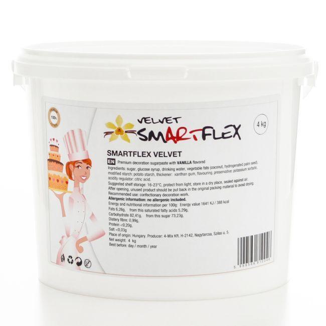 Pâte à Sucre Vanille - Blanc 4kg