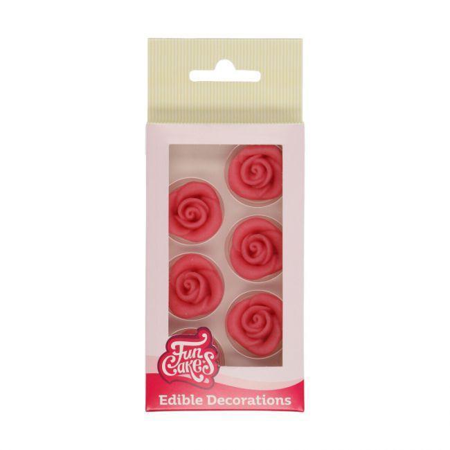 Pâte d'Amande - 6 Roses Rose