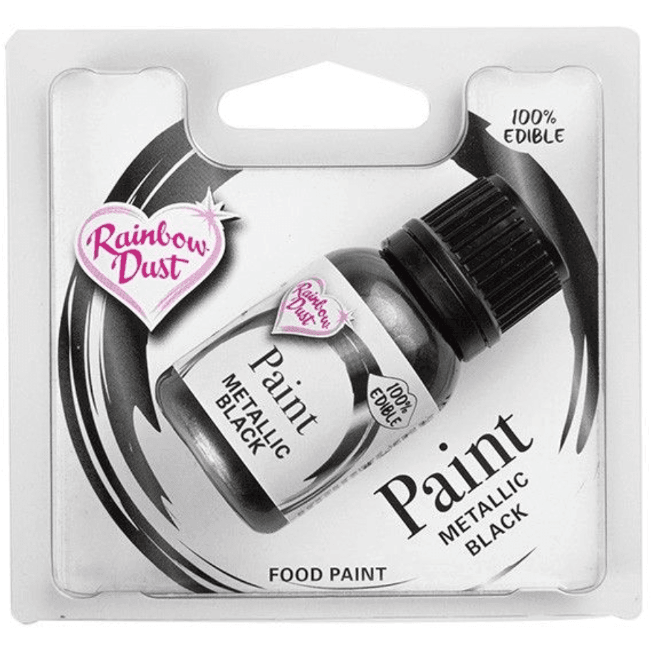 Peinture Comestible Metallic Black