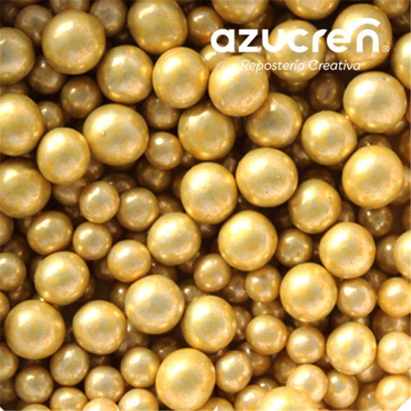 Perles de Sucre Métallisées Or - 4 et 6 mm - 900g