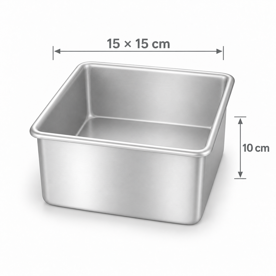 Moule carré PME 15 × 15 cm hauteur 10 cm