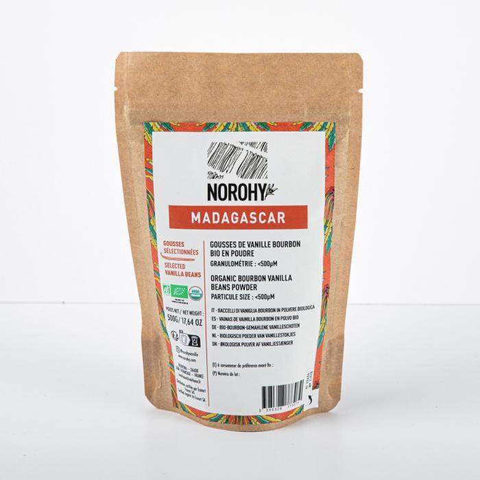 Poudre de Vanille Bourbon Bio Madagascar 500g