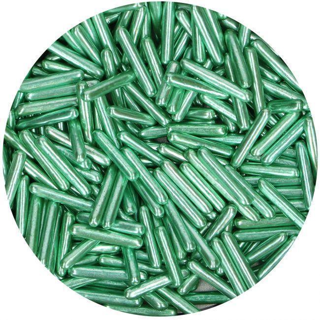 Rods - Metallic Green 2cm