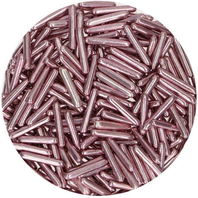 Rods - Metallic Pink 2cm