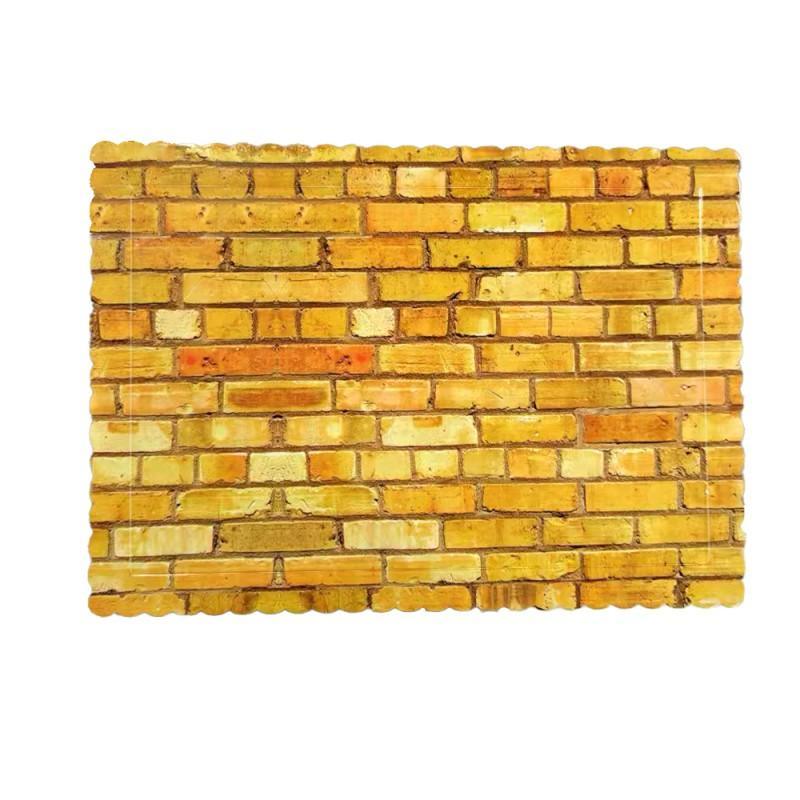Semelle Rectangulaire - Effet Mur Doré 25 x 35cm