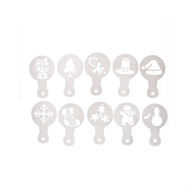 Set/20 Pochoirs d'Hiver