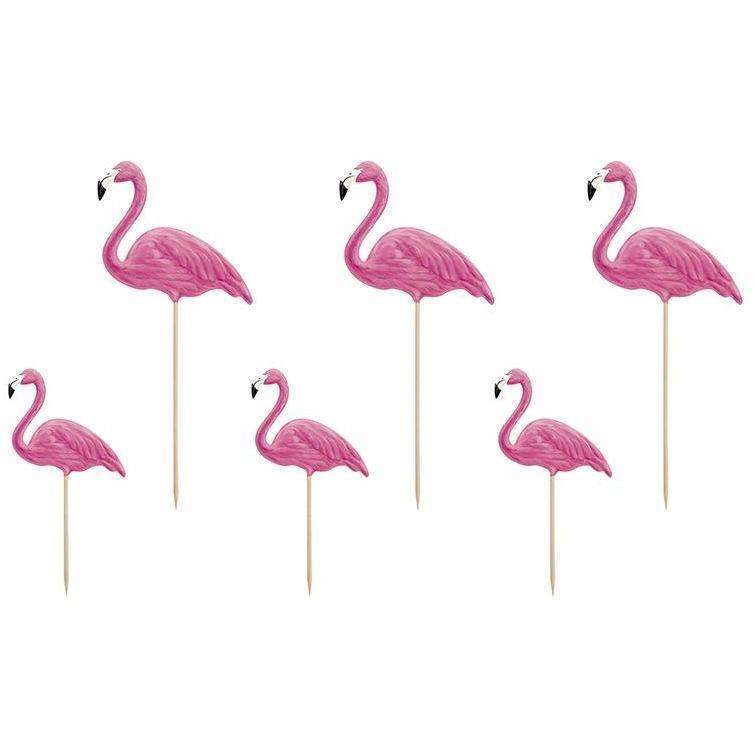 Set/6 Topper Flamingo
