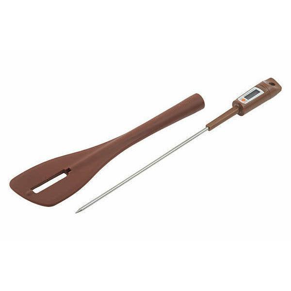 Spatule avec thermomètre intégré