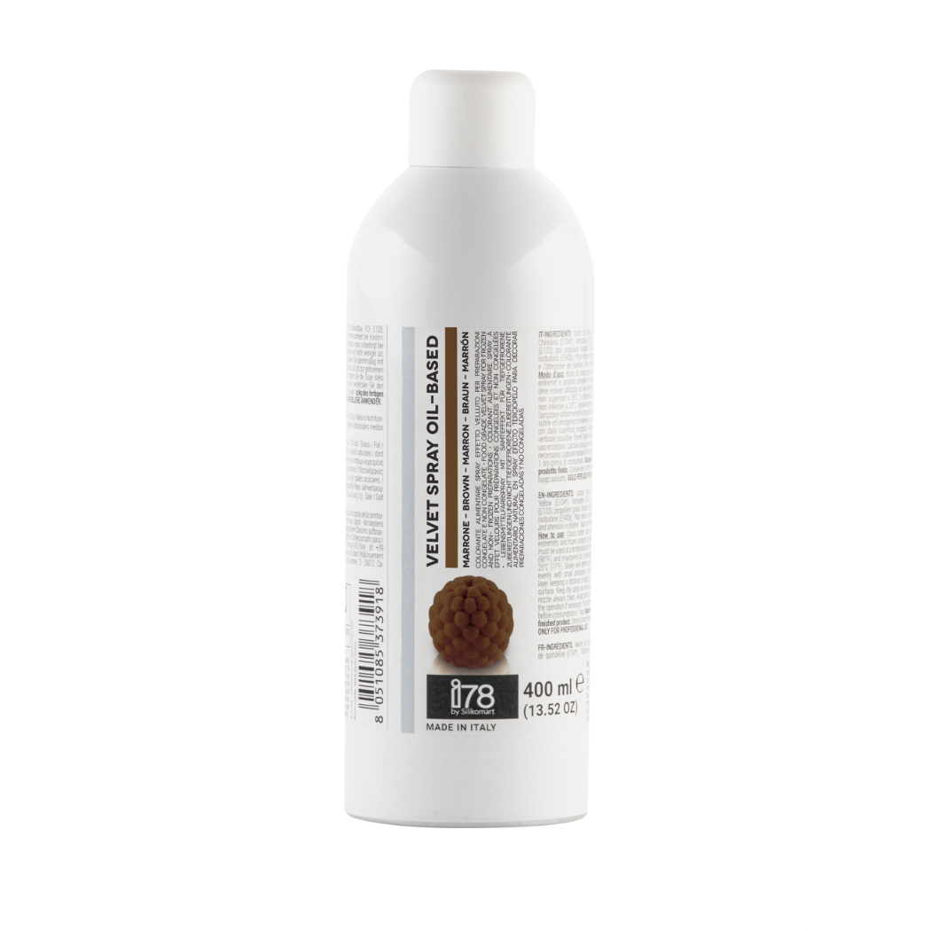 Spray Effet Velours à Base d’Huile - Marron 400 ml