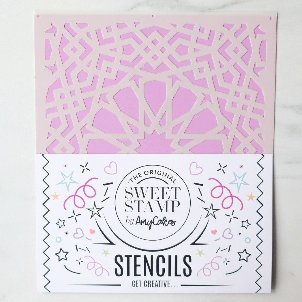 Süßer Stempel – Mona-Schablone – Patissland